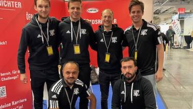 Die TFV-Schiedsrichter auf der Innsbrucker Herbstmesse 2023